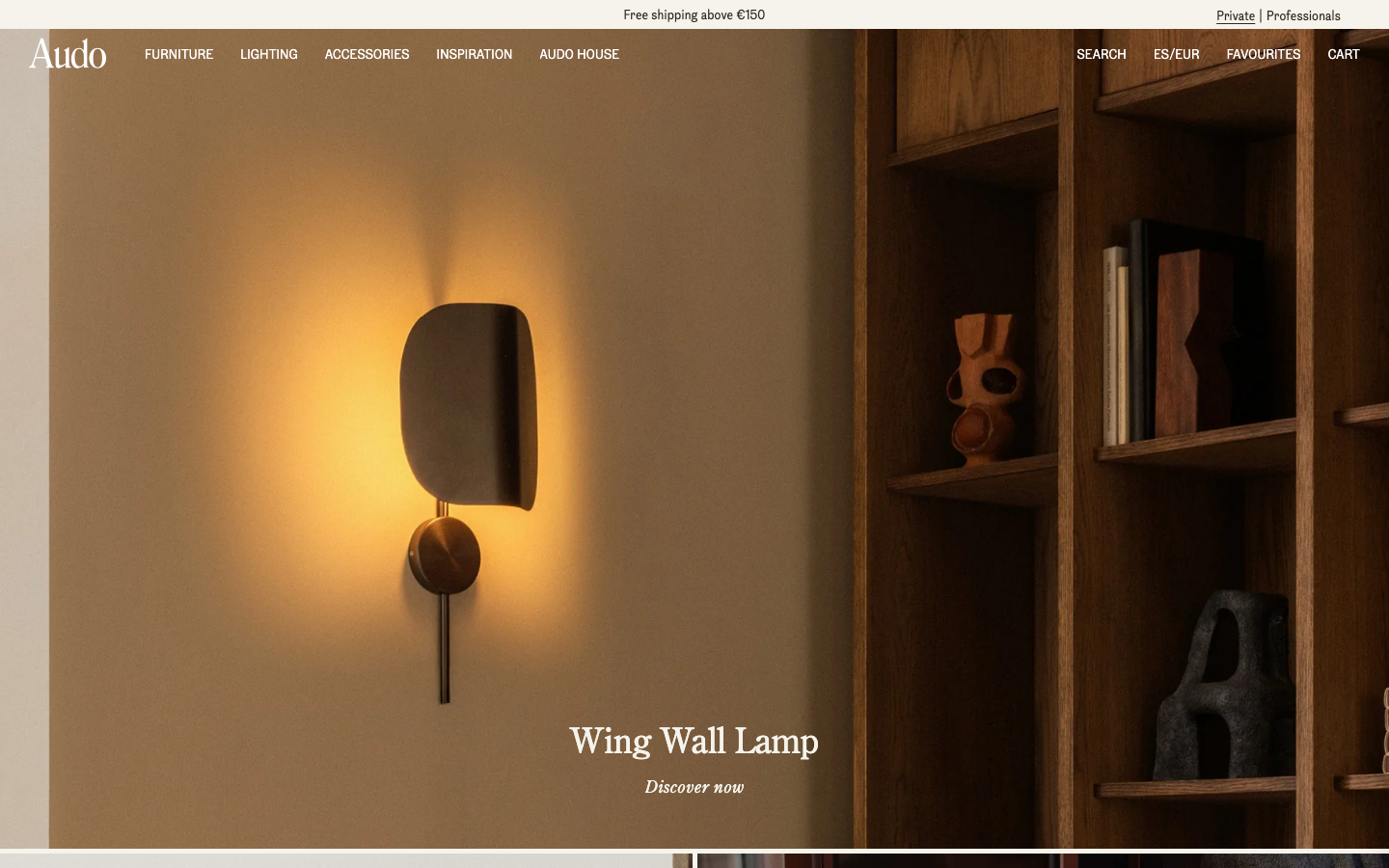 Screenshot of audocph.com — E-commerce website design