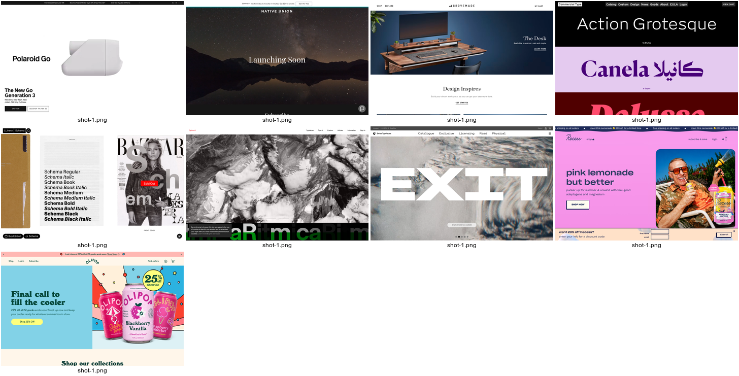 Screenshot of eatsurreal.com — Food & Beverage website design