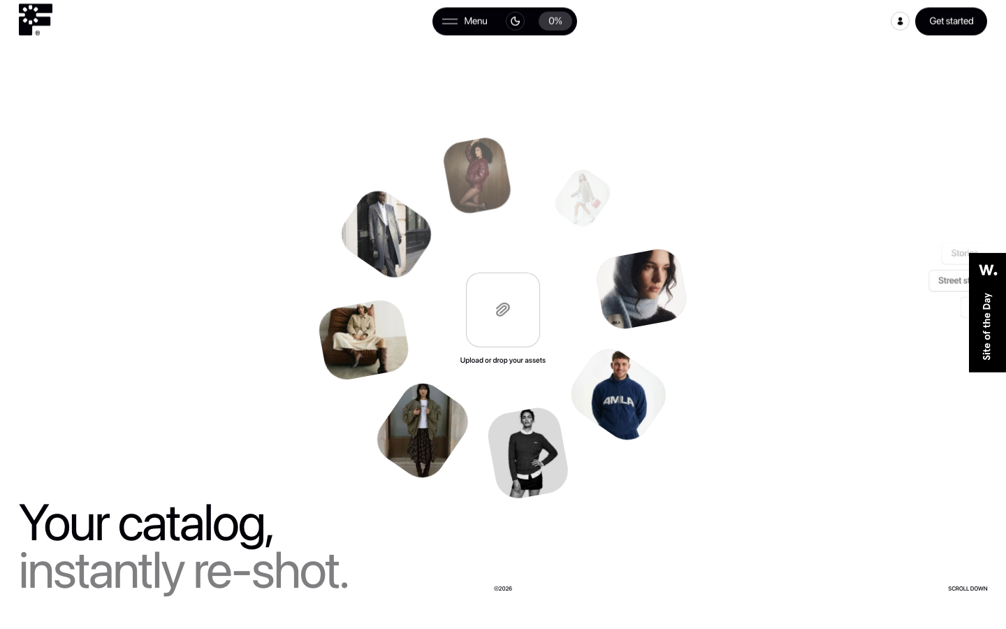 Screenshot of fourmula.ai — AI website design
