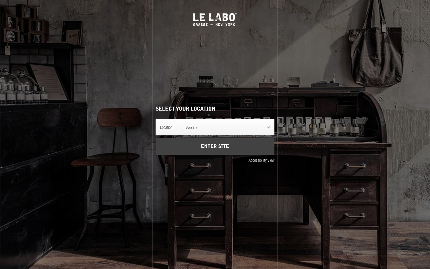 Screenshot of lelabofragrances.com — E-commerce website design