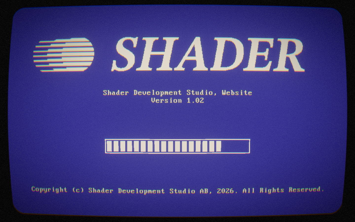 Screenshot of shader.se — Design & Studios website design