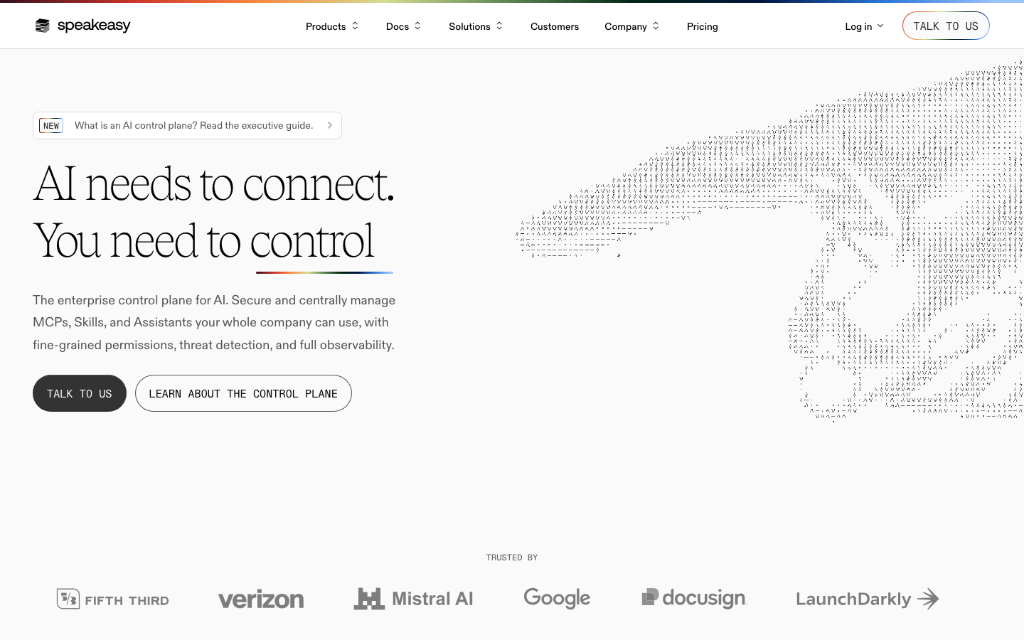 Screenshot of speakeasy.com — Dev Tools website design
